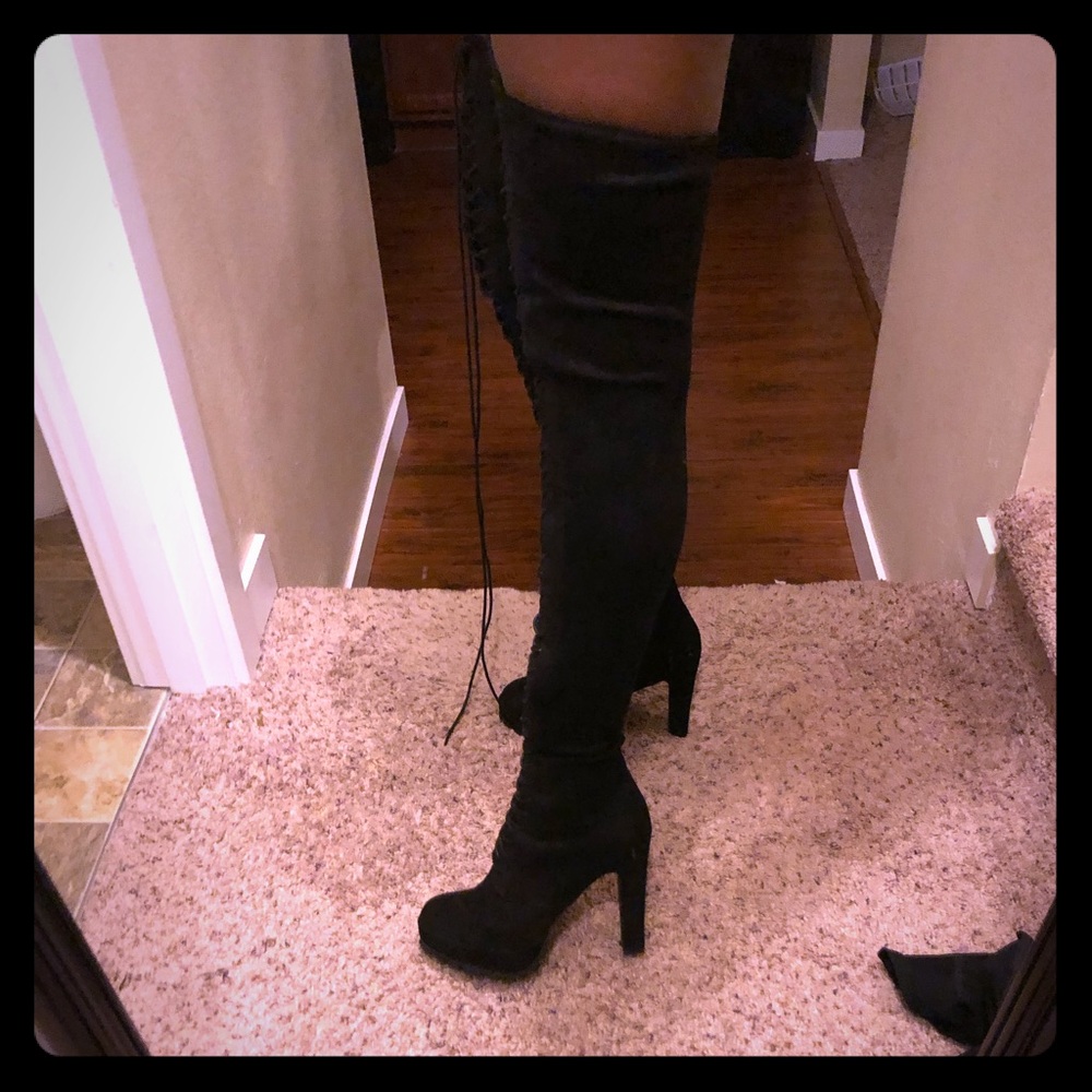 🚫SOLD🚫BRAND NEW LUG SOLE THIGH HIGH BOOT 👢